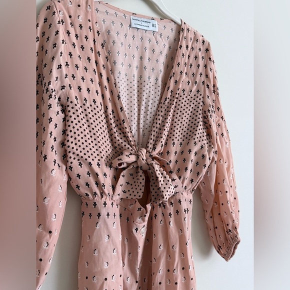 Faithfull The Brand x Anthropologie Trinidad Dress in Mieke Print - Pink SZ 2 XS - Picture 5 of 9